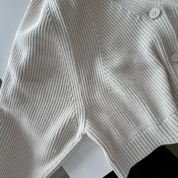 lululemon Lululemon Cotton-Blend Crewneck Cardigan Bone Large - Picture 5 of 7